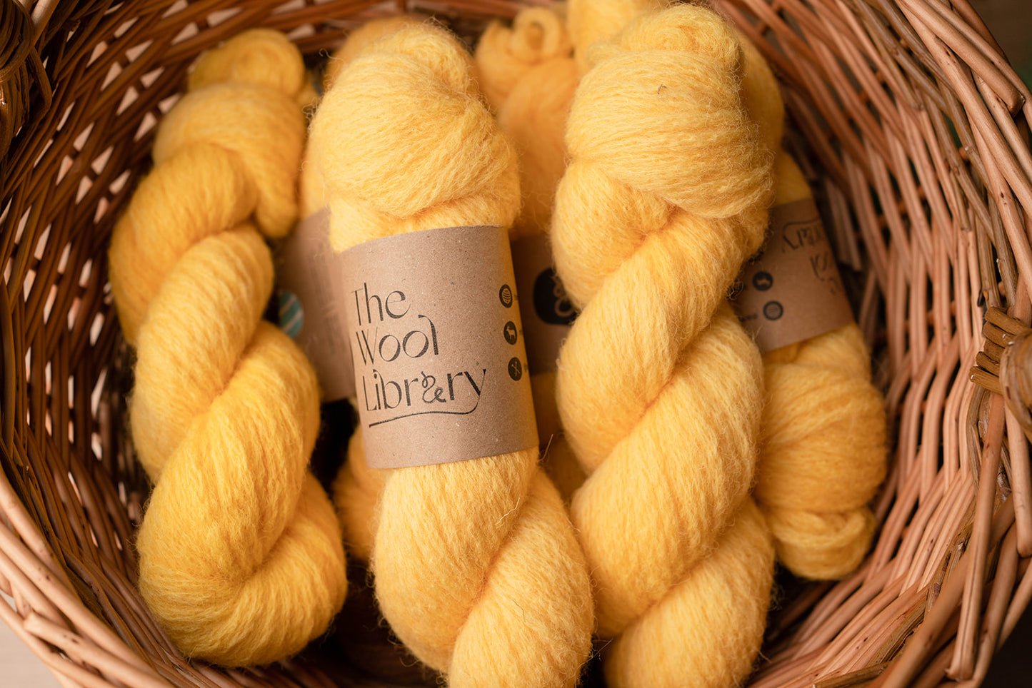 Dyed 100% British Cheviot Chain Yarn 50g Skein