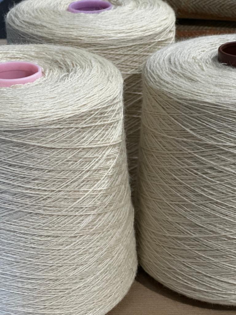 50% Teeswater & 50% Bluefaced Leicester 4ply 1kg Cone