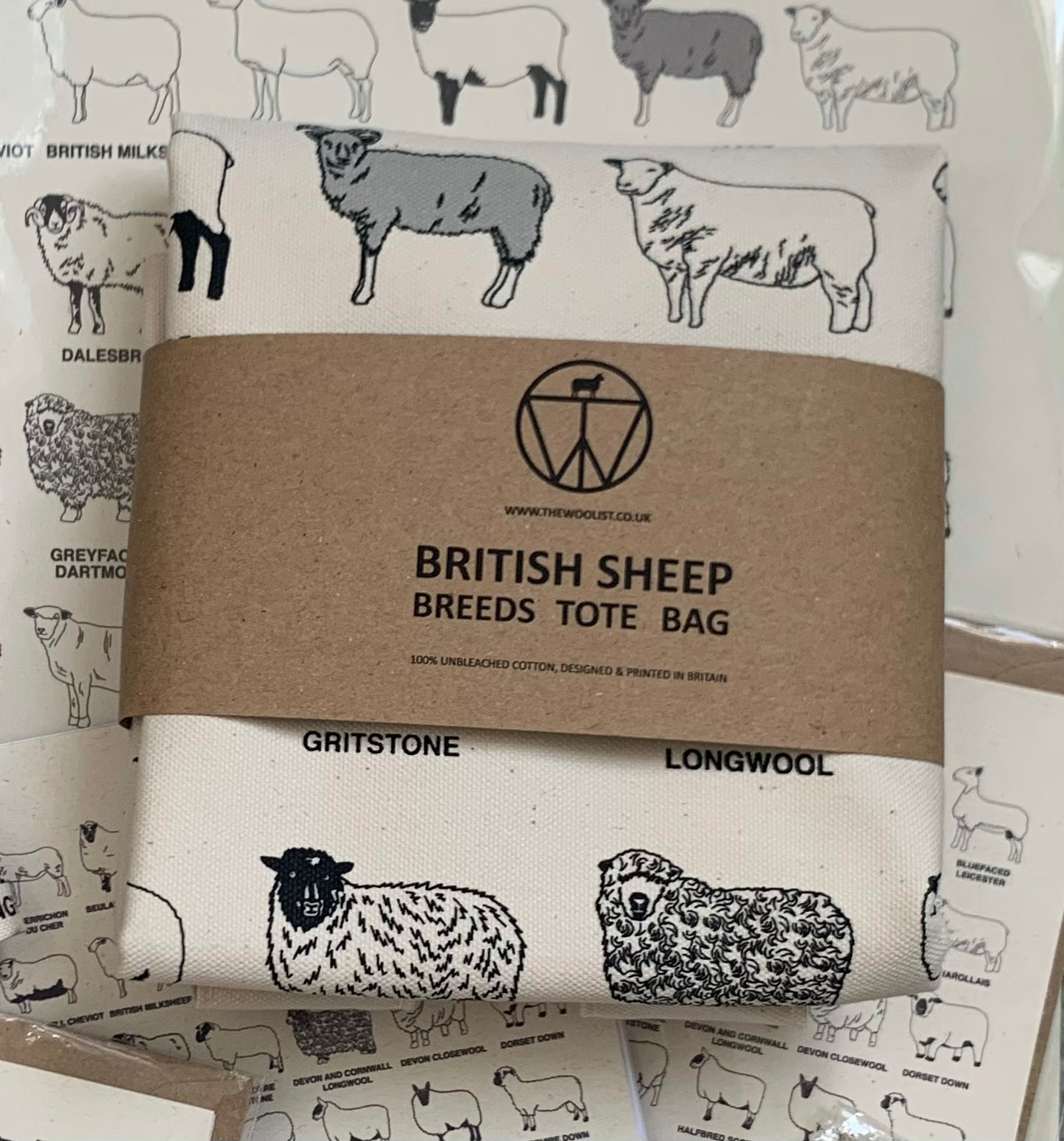 The Woolist British Sheep Breed Tote Bag