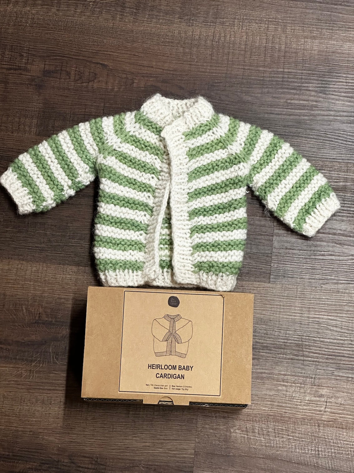 Heirloom baby cadigan kit