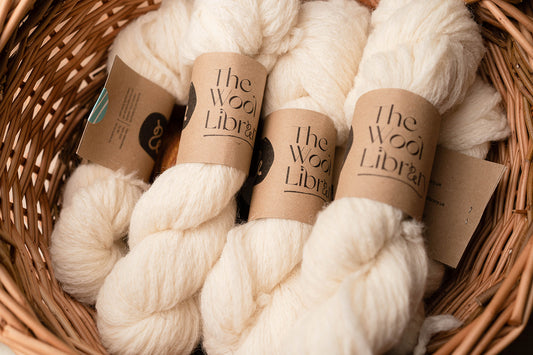 Dyed 100% British Cheviot Chain Yarn 50g Skein