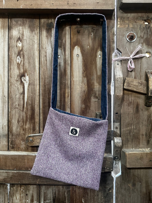Tweed Book Bag