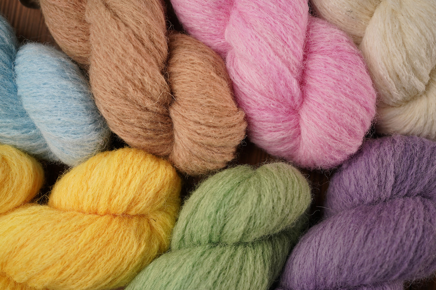 Dyed 100% British Cheviot Chain Yarn 50g Skein