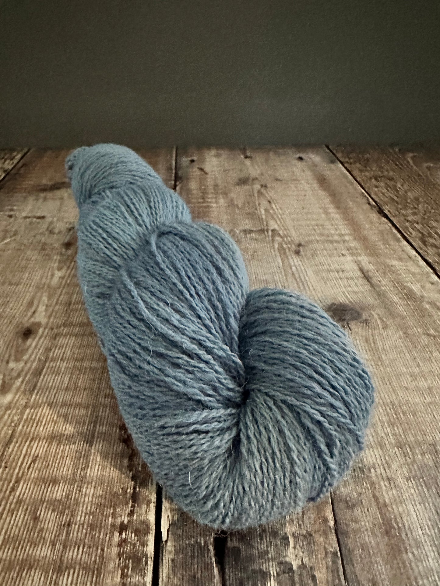 Hand Dyed 70% Cheviot & 30% Soy 4ply yarn 100g Skein