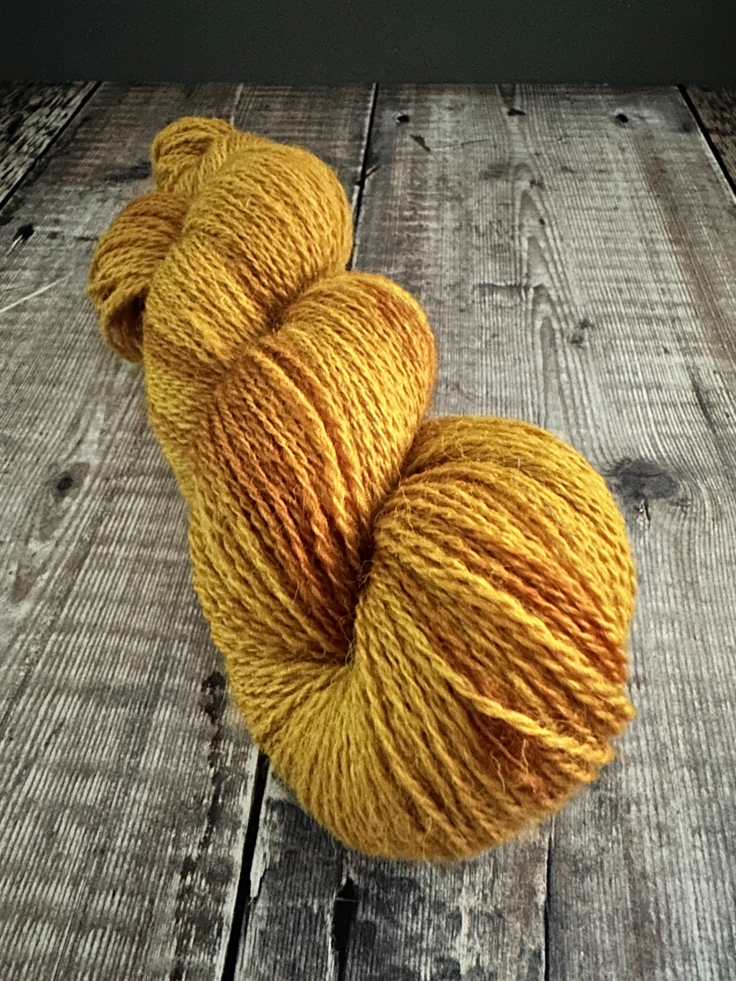 Hand-dyed 100% British Cheviot 4ply 100g Skein