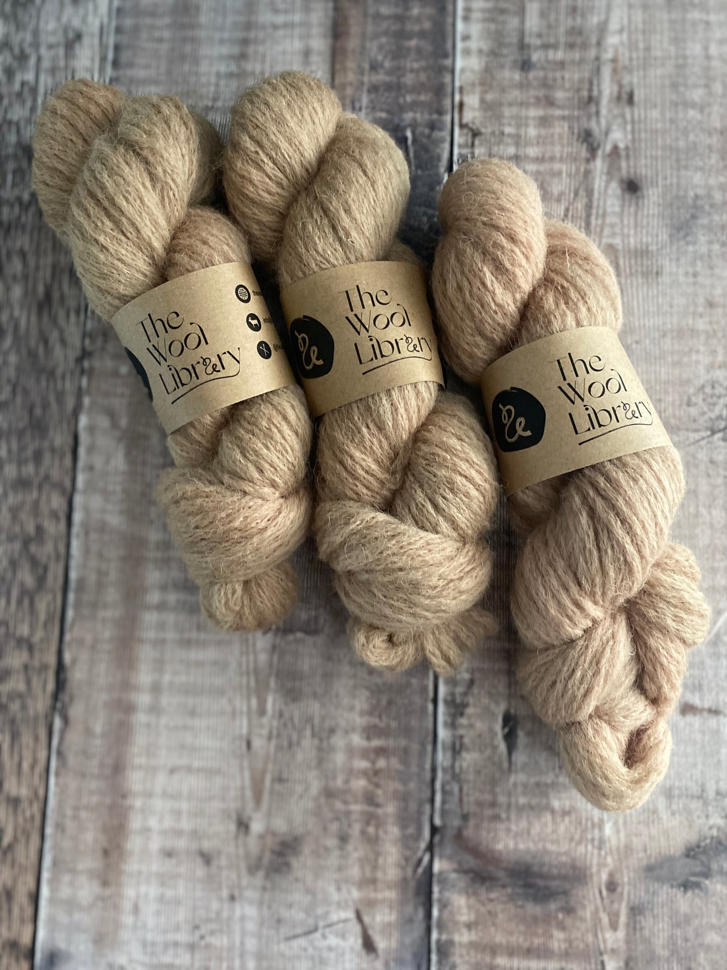 Dyed 100% British Cheviot Chain Yarn 50g Skein