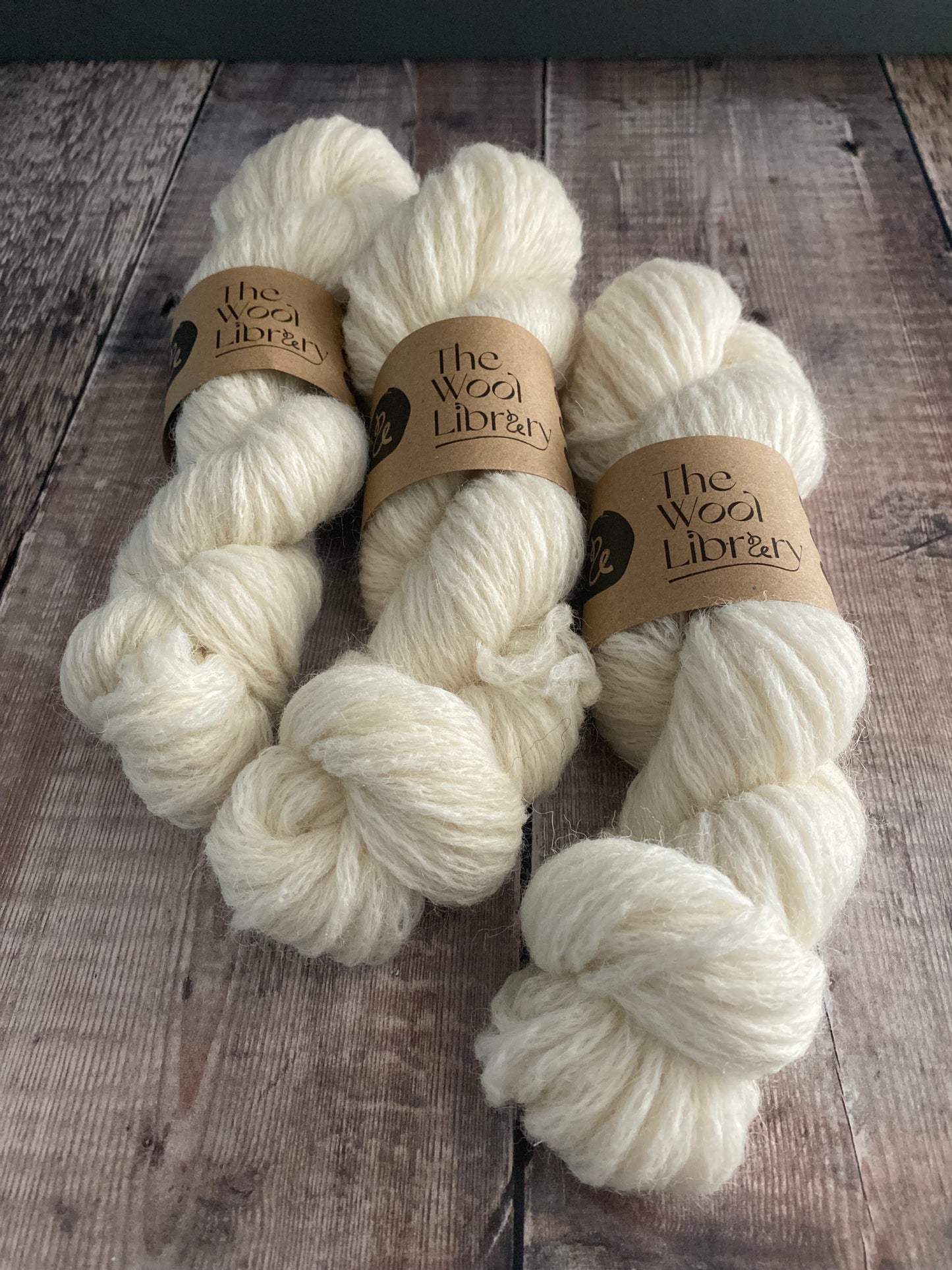 100% British Cheviot chain yarn 50g Skein