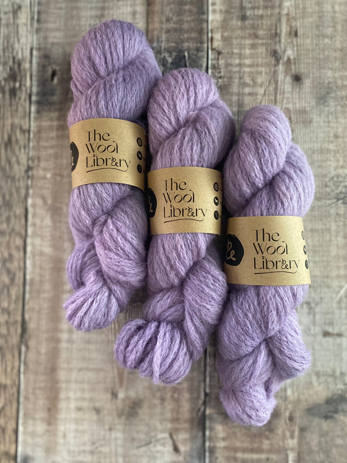 Dyed 100% British Cheviot Chain Yarn 50g Skein