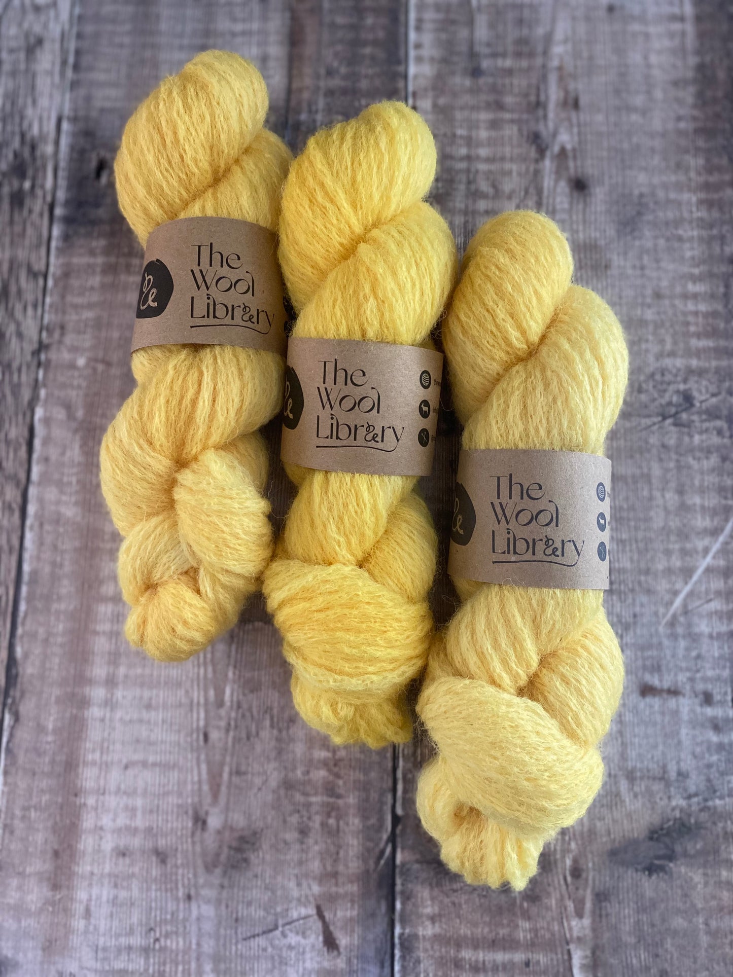 Dyed 100% British Cheviot Chain Yarn 50g Skein