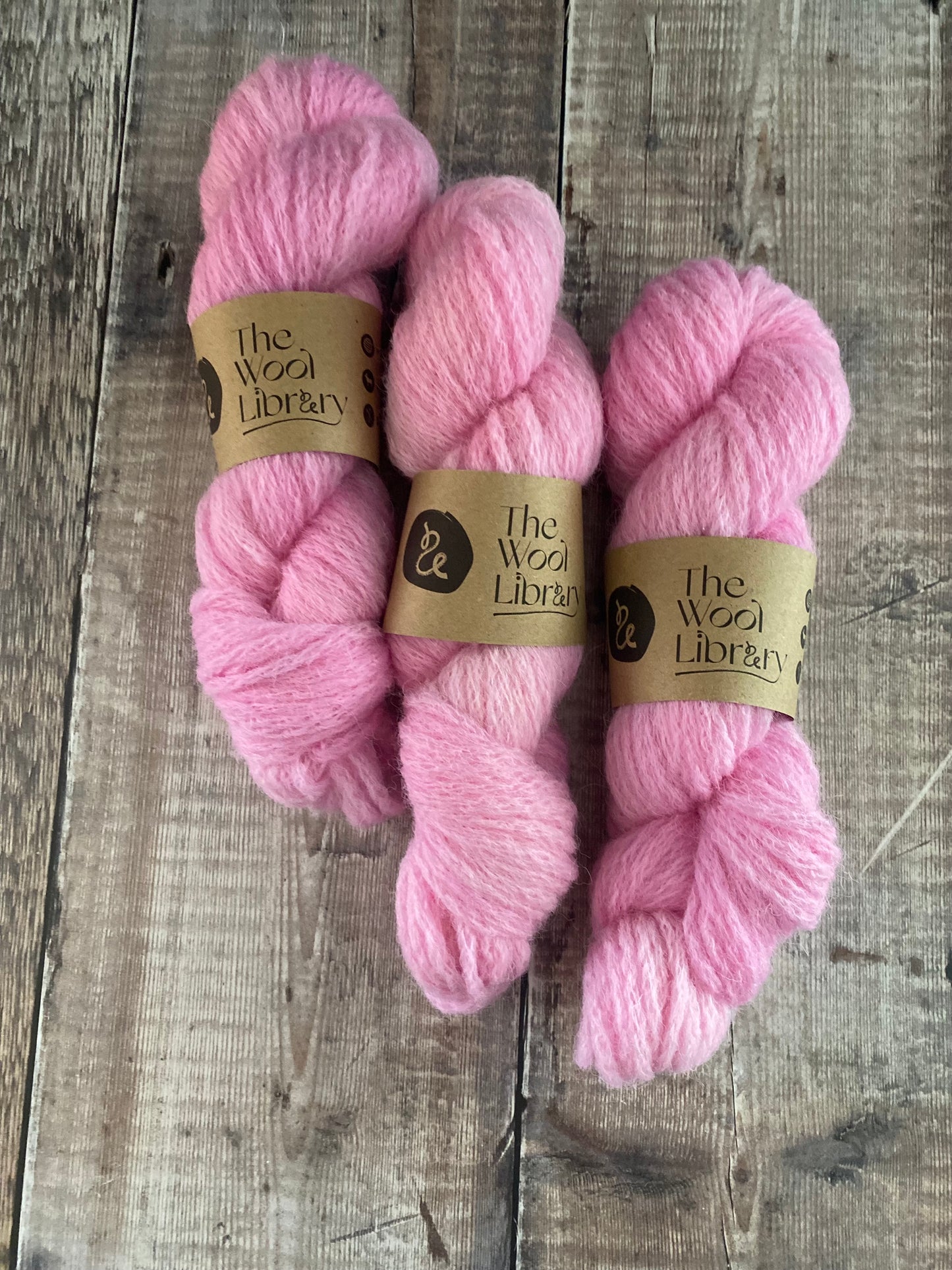 Dyed 100% British Cheviot Chain Yarn 50g Skein