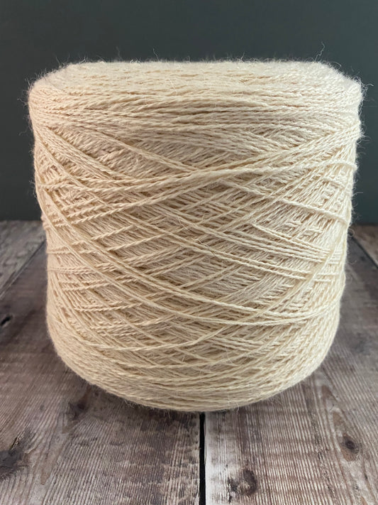 70% Cheviot & 30% Soy 4ply yarn 1kg Cone